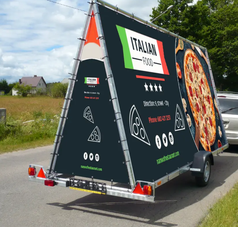 remorca publicitate mobila